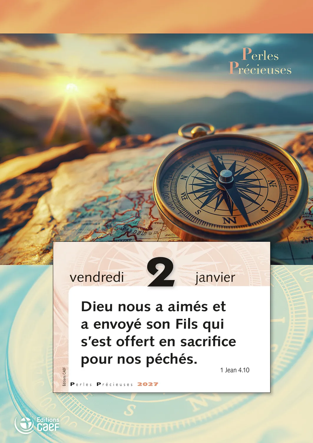 Calendrier - Perles précieuses - mural