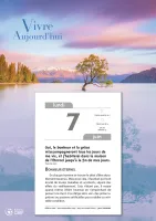 Calendrier - Vivre aujourd'hui - mural