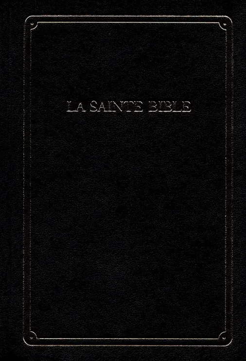 Bible Segond 1910 mini rigide noir onglets