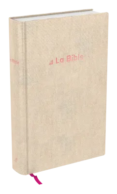Bible Darby révisée famille rigide textile beige