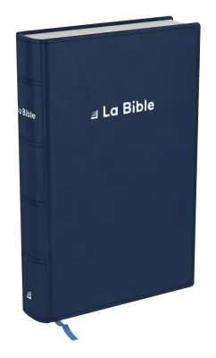 Bible Darby révisée famille souple bleu argent