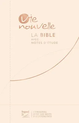 Bible SG21 Vie Nouvelle souple toile beige cuivre