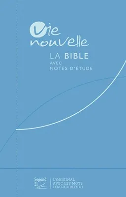 Bible SG21 Vie Nouvelle souple toile bleu argent