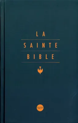 Bible Colombe rigide bleue