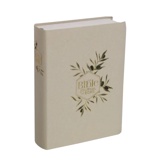 Bible SG21 Journal de bord souple textile bleige