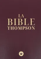 Bible Colombe Thompson rigide grenat