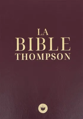 Bible Colombe Thompson rigide grenat