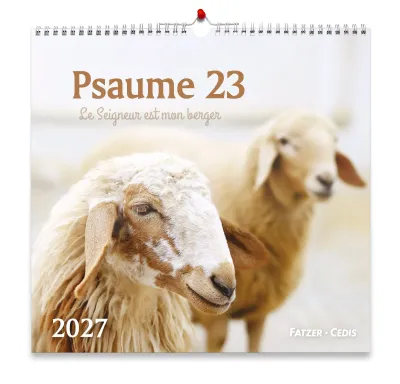 Calendrier - Psaumes 23 (grand format)