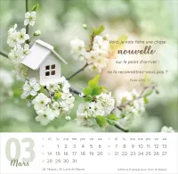 Calendrier - Vivre avec méditations