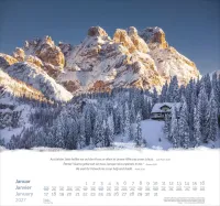 Calendrier - Montagnes - 12 posters