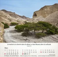 Calendrier - Israël Shalom (petit format)