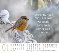 Calendrier - mini art de vivre