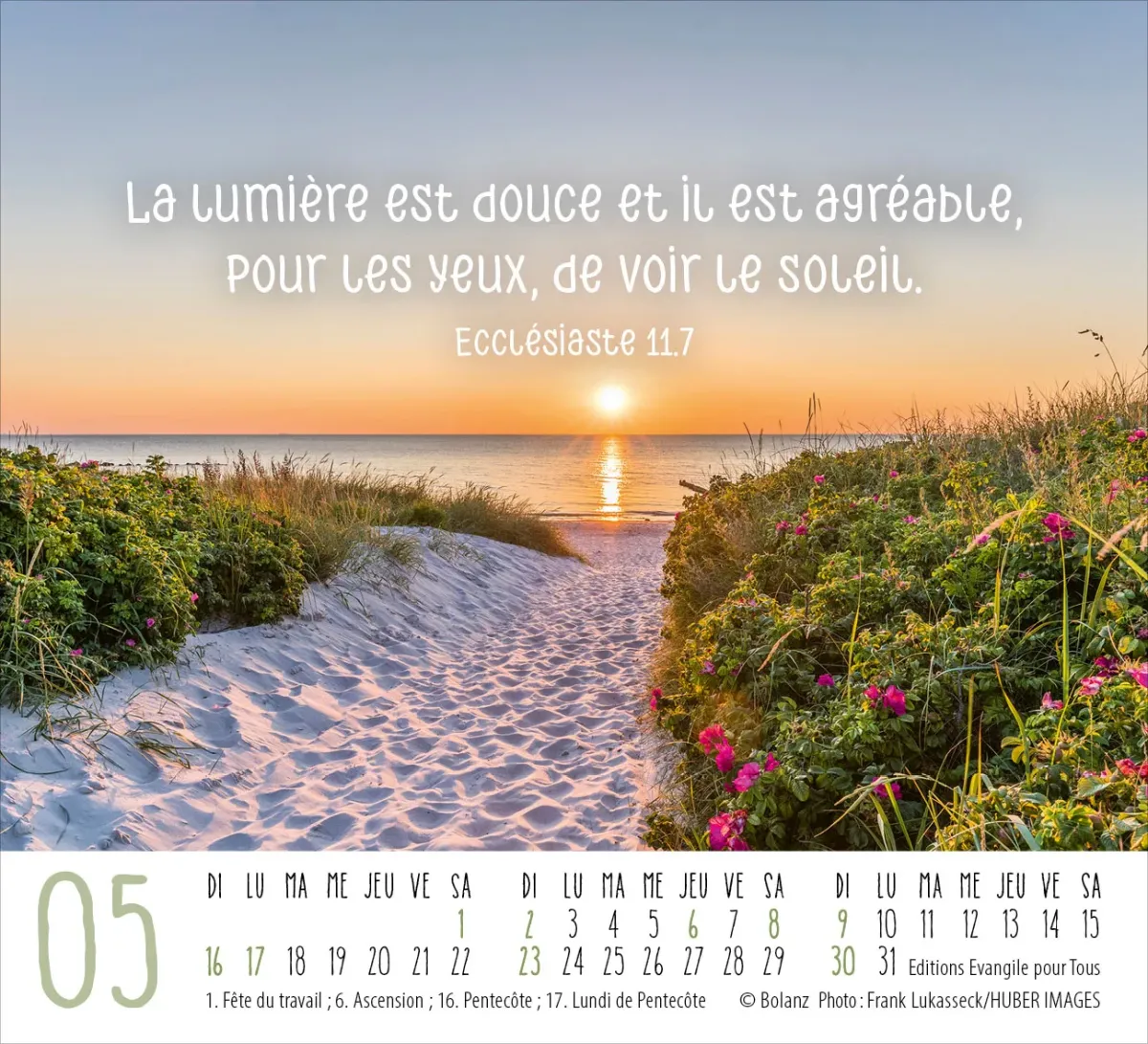 Calendrier - mini art de vivre