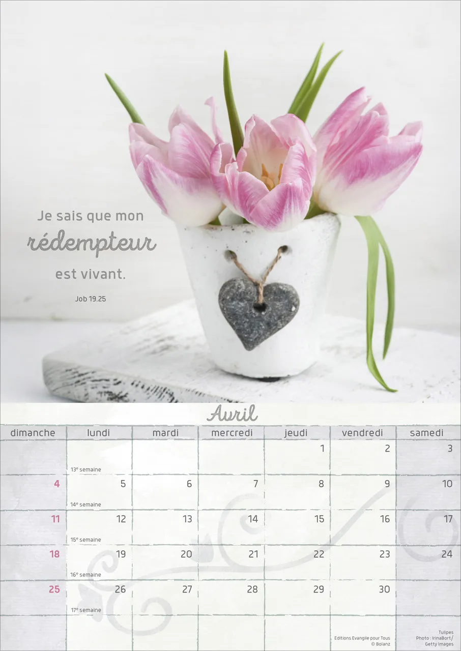 Calendrier - Moments de joie
