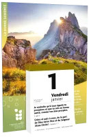 Calendrier Bonne Semence bloc et plaque (français)