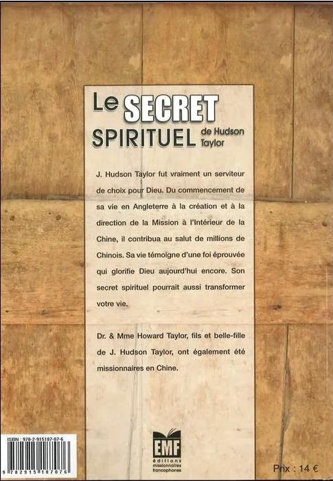 Secret spirituel de Hudson Taylor, Le