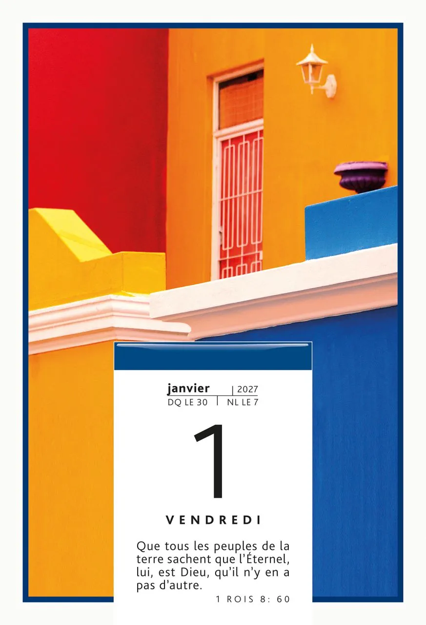 Calendrier - Une parole pour aujourd'hui (bloc et plaque)