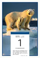 Calendrier - Une parole pour aujourd'hui (bloc et plaque)
