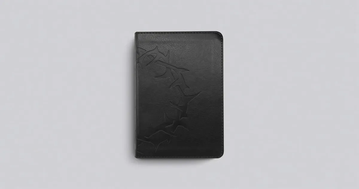 ESV Holy Bible LP compact charcoal crown