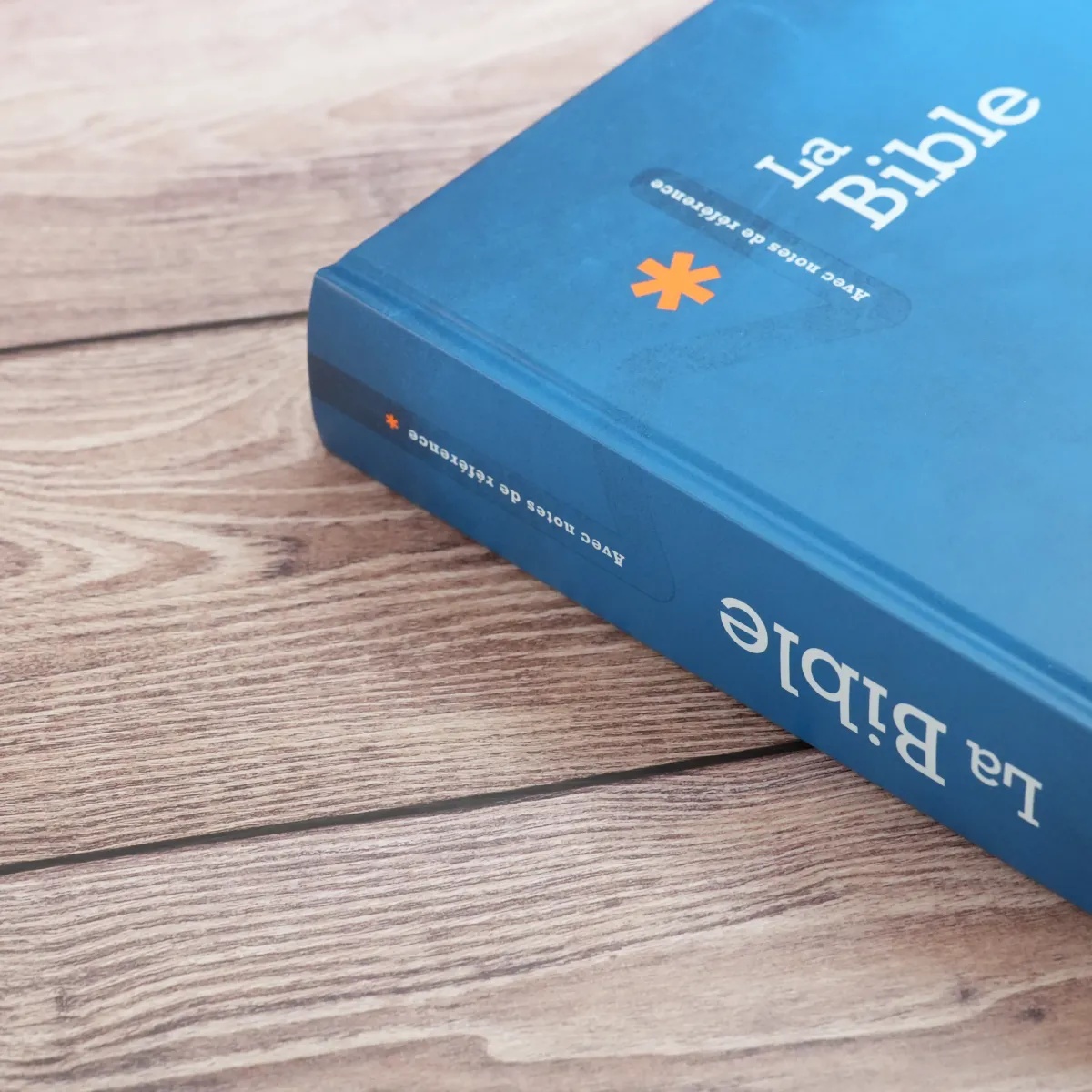 Bible SG21 rigide bleue avec notes de référence
