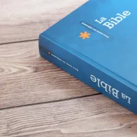 Bible SG21 rigide bleue avec notes de référence