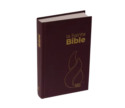 Bible NEG rigide grenat