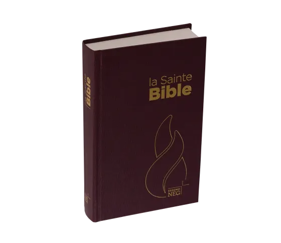 Bible NEG rigide grenat
