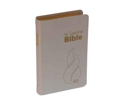 Bible NEG blanc textile or