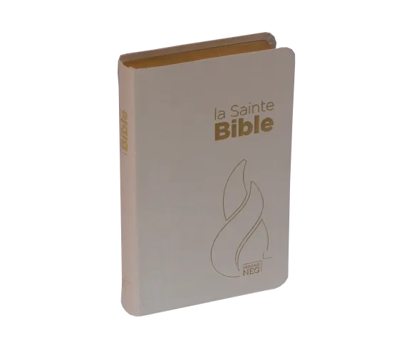 Bible NEG blanc textile or