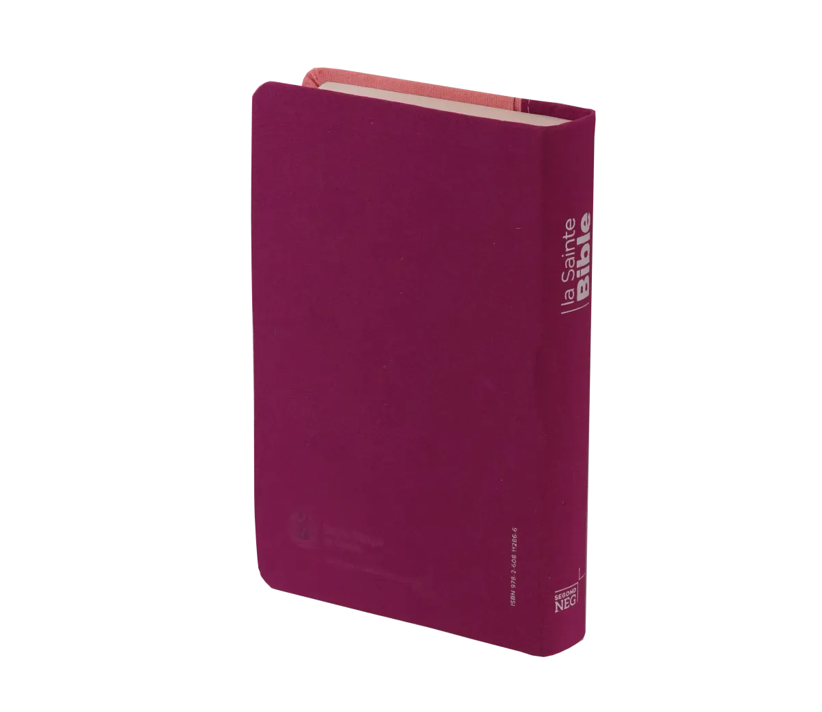 Bible NEG souple duo rose/violet textile