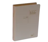 Bible NEG gros caractère souple toilée blanche