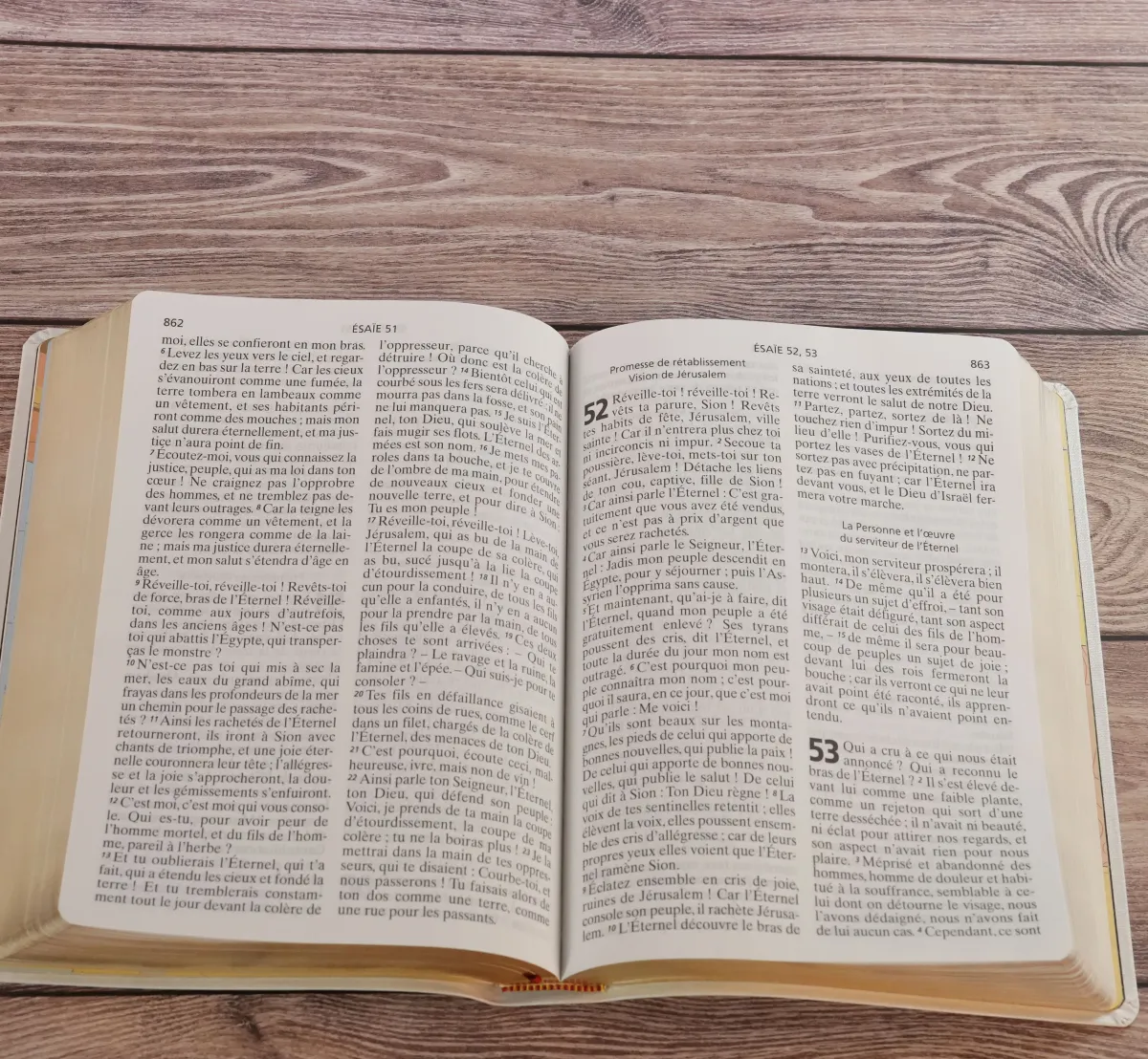 Bible NEG gros caractère souple toilée blanche