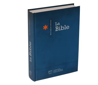 Bible SG21 rigide bleue avec notes de référence