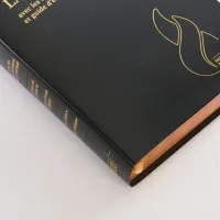 Bible NEG Scofield noir or onglets