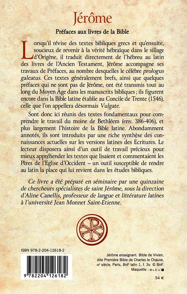 Préfaces aux livres de la Bible