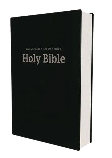 NASB pew & worship Bible hardcover black
