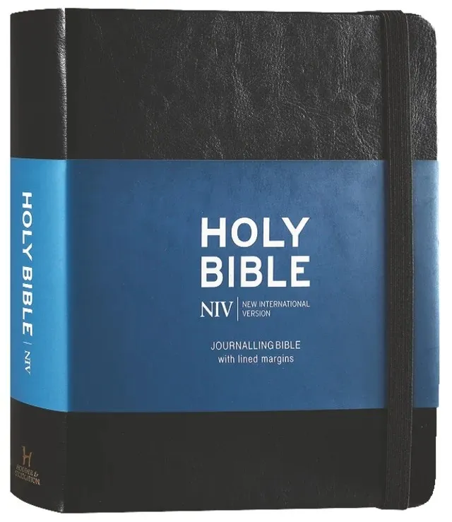NIV Bible Journalling Black Hardback