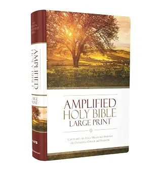 Amplified Bible Large print colour hardcover