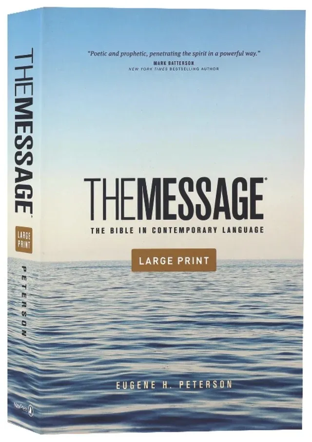 The Message Large print outreach