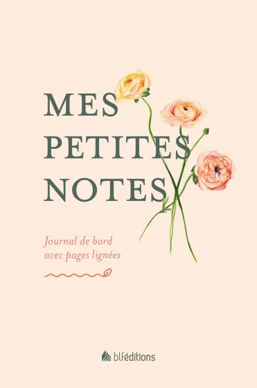 Mes petites notes - Journal de bord avec pages lignées