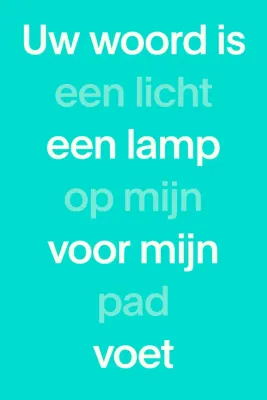 NBV21 Bijbel paperback editie - blauw