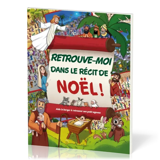 Retrouve-moi dans le récit de Noël - Aide le berger à retrouver son petit agneau