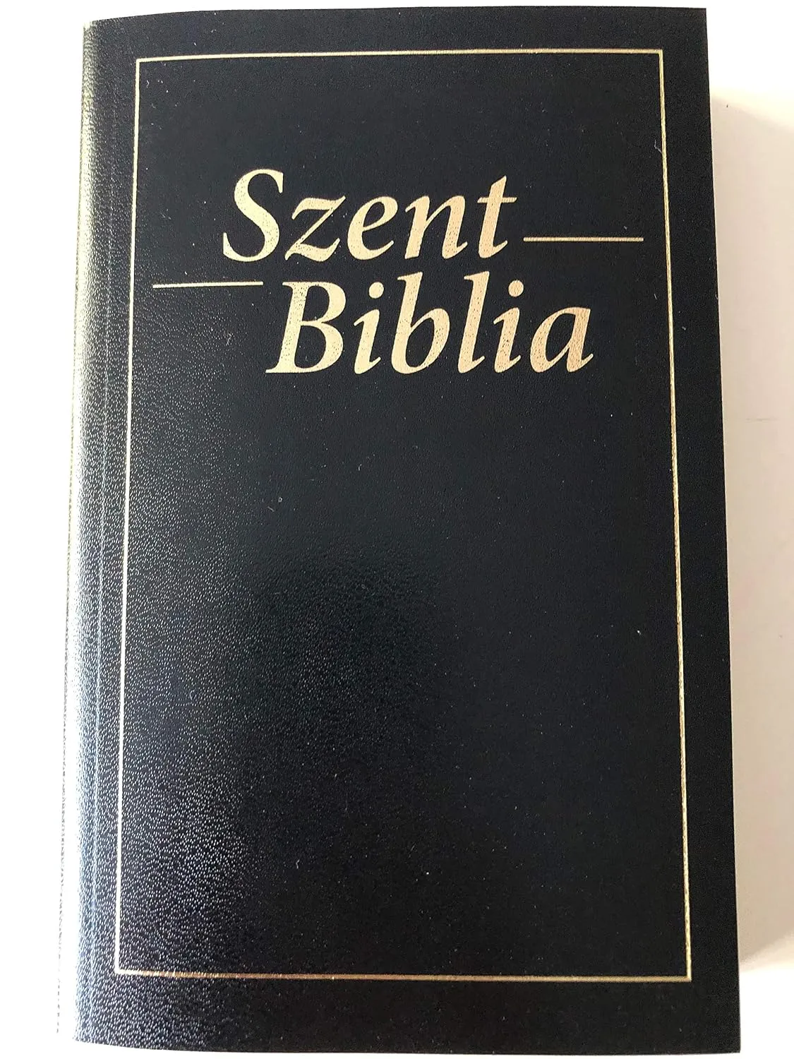 Bible souple noir - hongrois