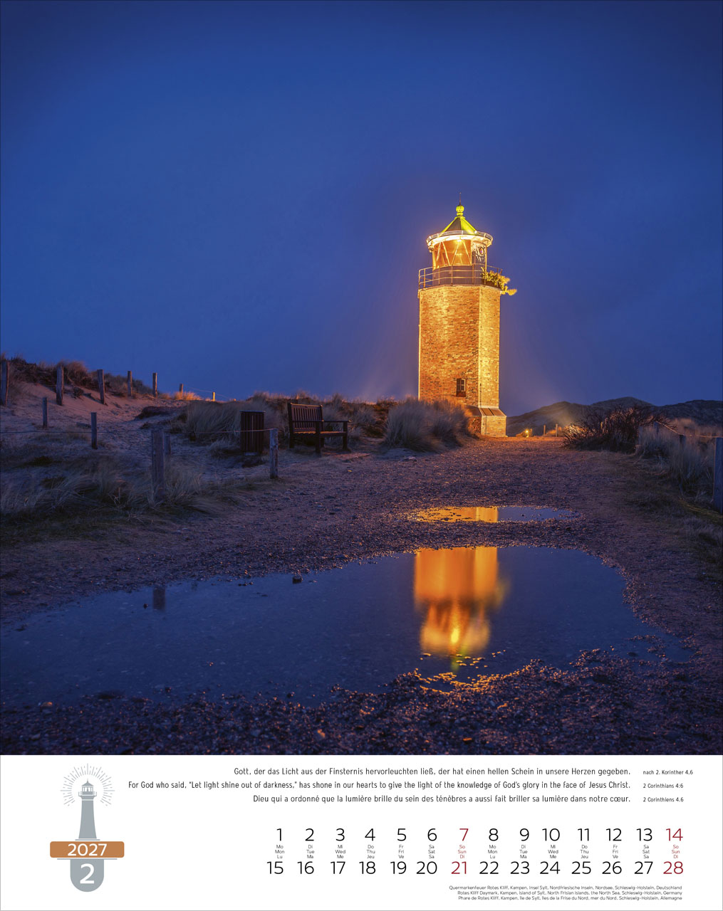 Calendrier - Phares - 12 posters