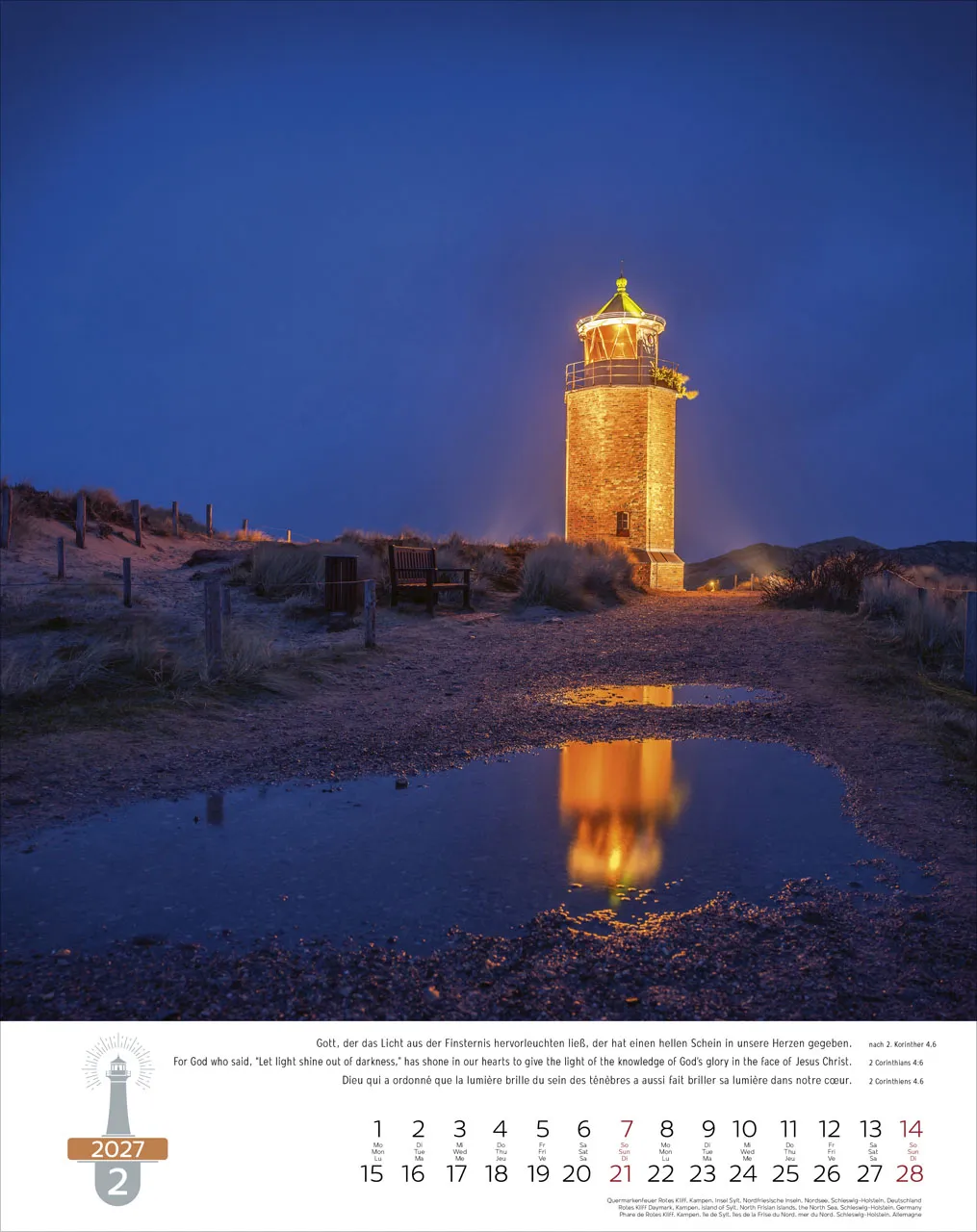 Calendrier - Phares - 12 posters