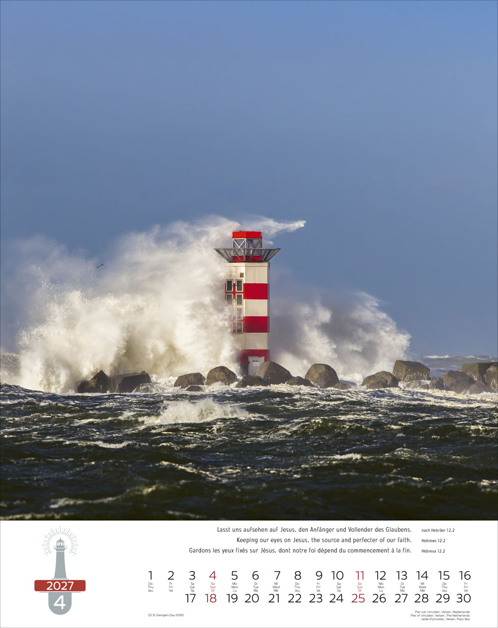 Calendrier - Phares - 12 posters