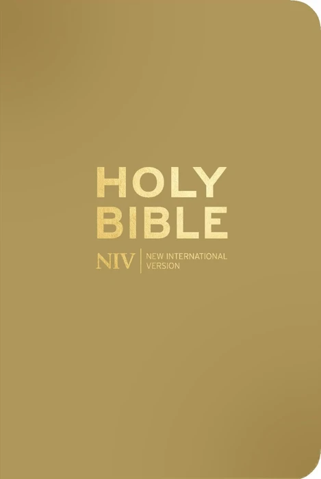 NIV Bible pocket latte zip