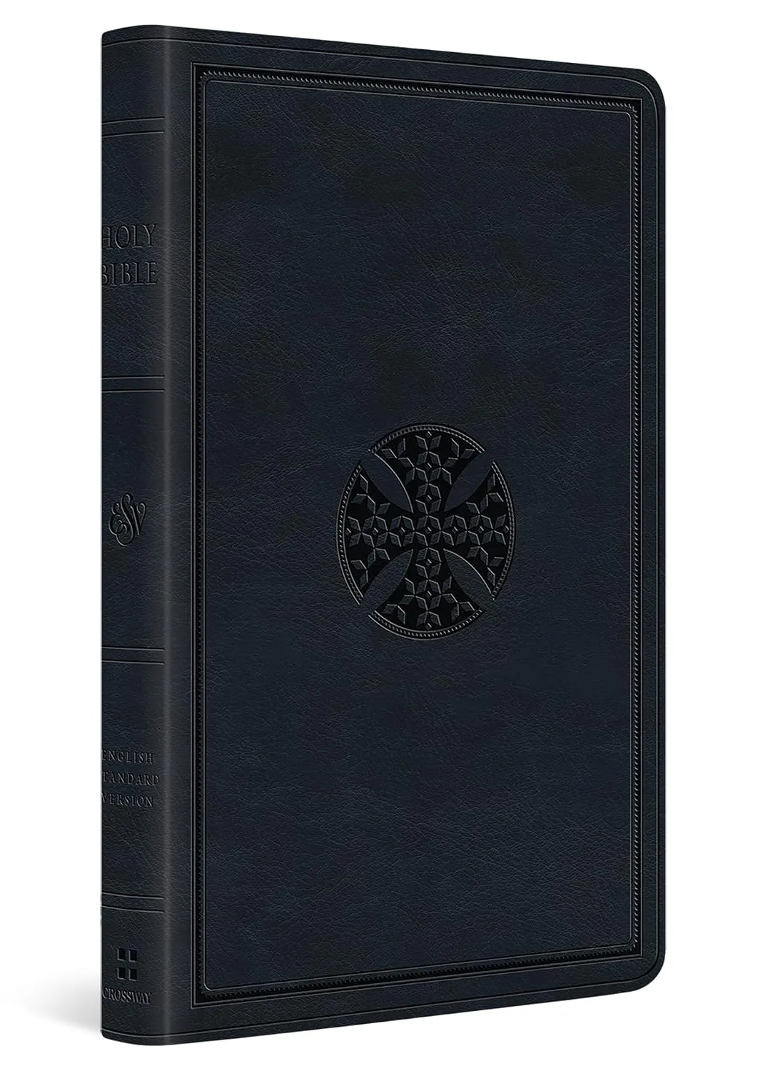 ESV Bible Gift and Award trutone navy mosaic cross