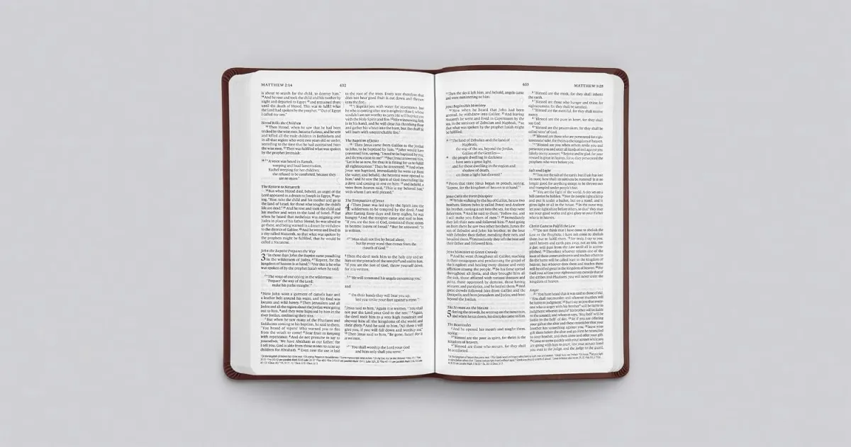ESV Bible Gift and Award trutone navy mosaic cross