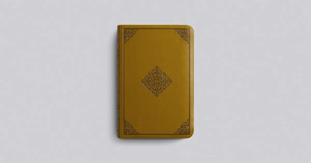 ESV value compact Bible trutone goldenrod ornament